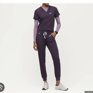 Figs SET Catarina Top & Zamora Jogger Purple Shadow